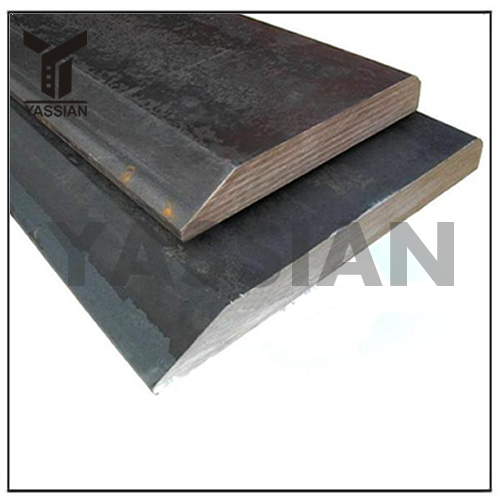Borde de excavadora plano de bisel simple de 1 1/4 X 12 X 12 pulgadas